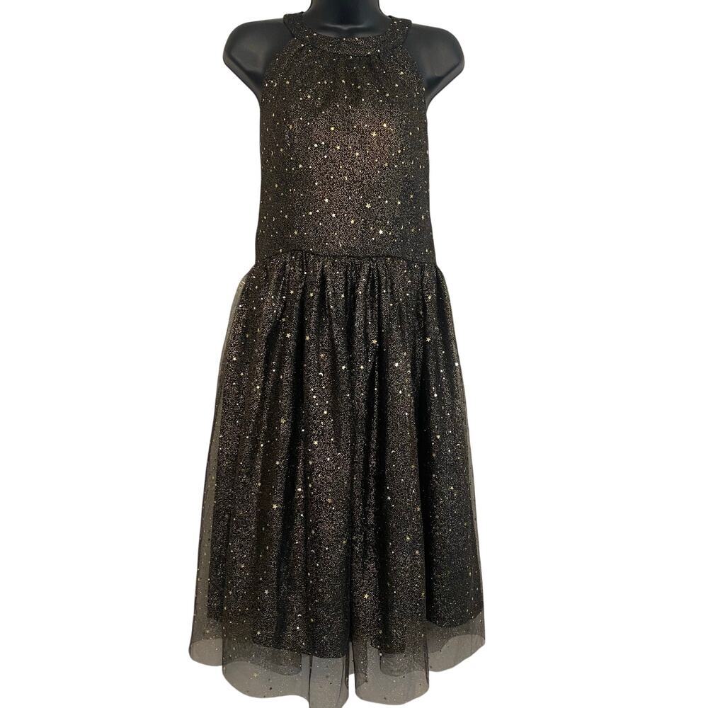 Magnolia Place Unique Vintage Dress Womens Sz Large Sparkle Glitter Party Tulle